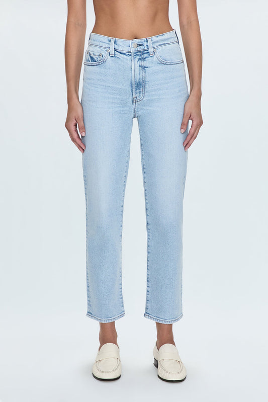 Charlie High Rise Classic Straight Ankle- Sun Kissed