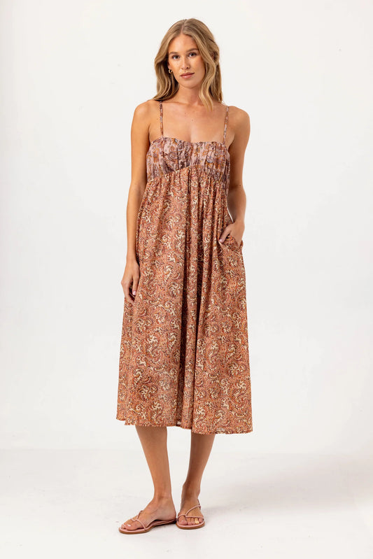 Barker Dress in Floral Vine - Sundays by wearesundays