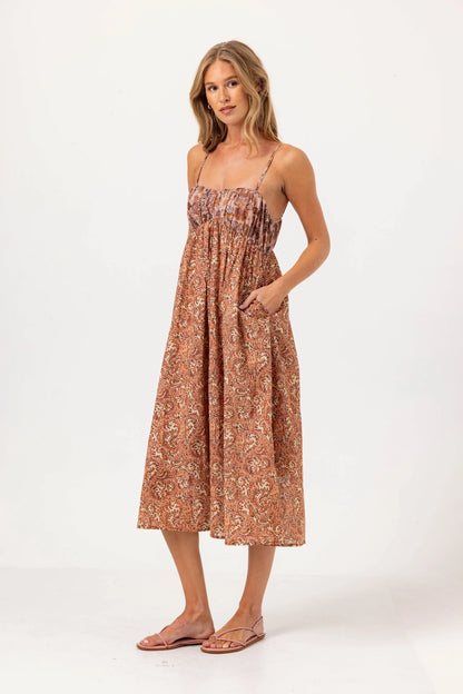 Barker Dress in Floral Vine - Sundays by wearesundays