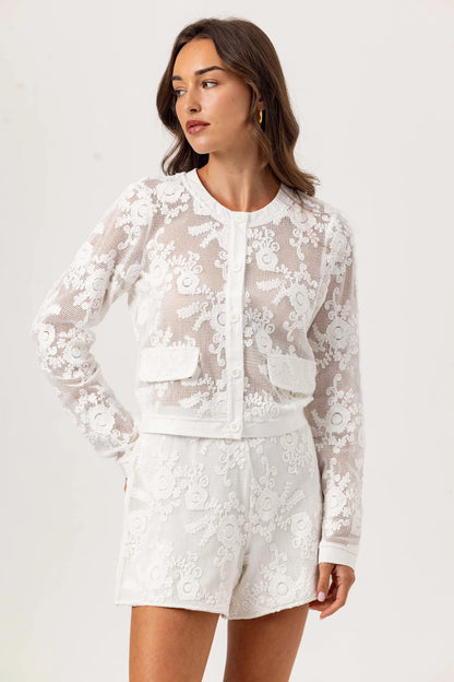 Isabel Cardigan Coconut Milk- Sundays by wearesundays