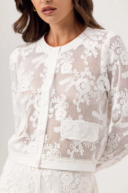 Isabel Cardigan Coconut Milk- Sundays by wearesundays