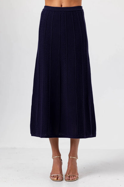 Clara Skirt Navy- Sundays by wearesundays
