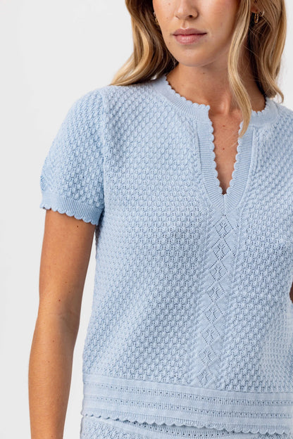 Tilda Sweater Spring Blue- Sundays by wearesundays