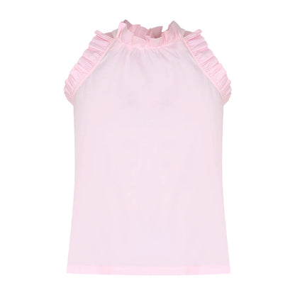 Chaney Sleeveless Ruffle Top