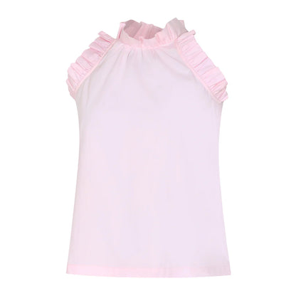 Chaney Sleeveless Ruffle Top
