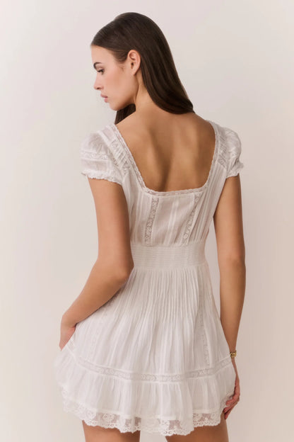 Edena Dress White- LoveShackFancy