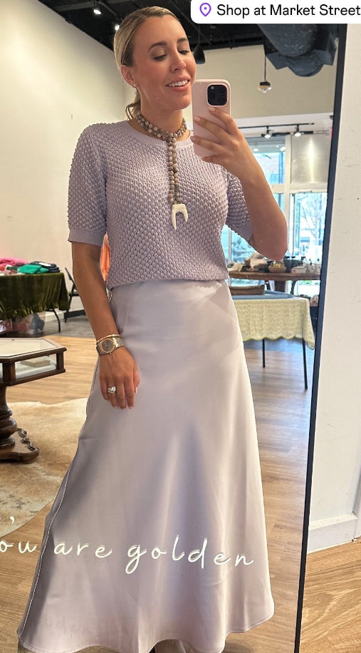 Purple slip skirt