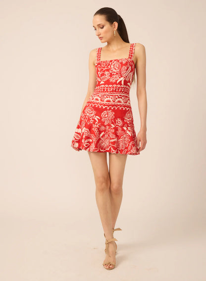 Julia Dress- Kyoto Print- Gilner Farrar