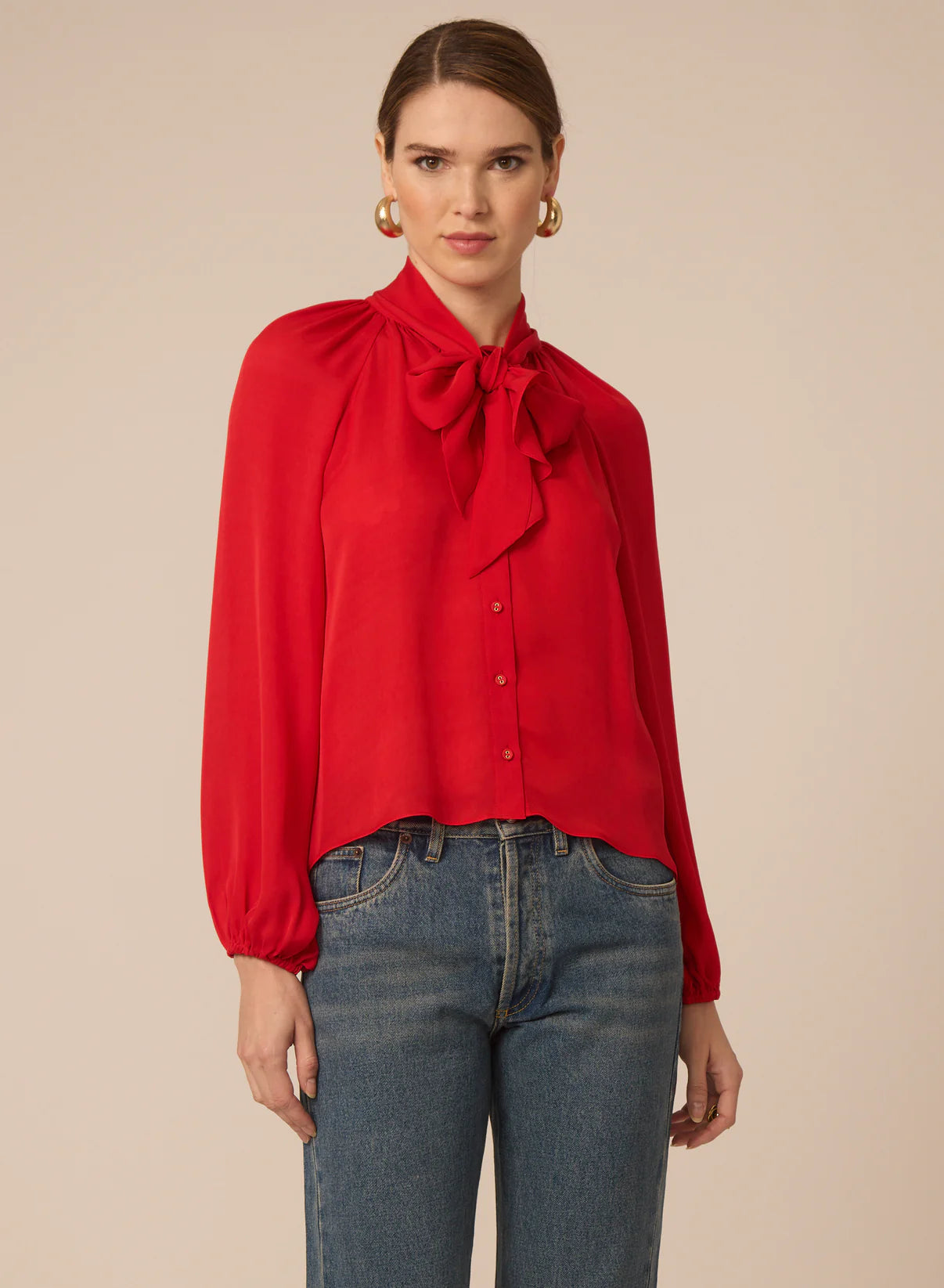 Tiffany Blouse- Red