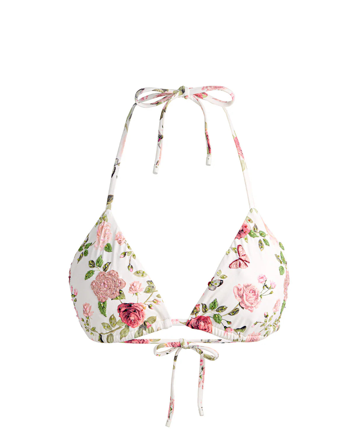 English Rose Embroidered Triangle Top- PQ Swim