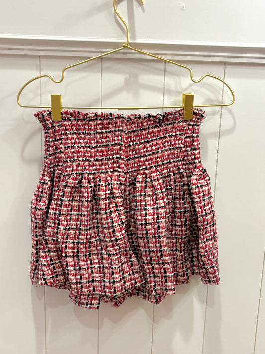 Erica Skirt - Cherry Tweed