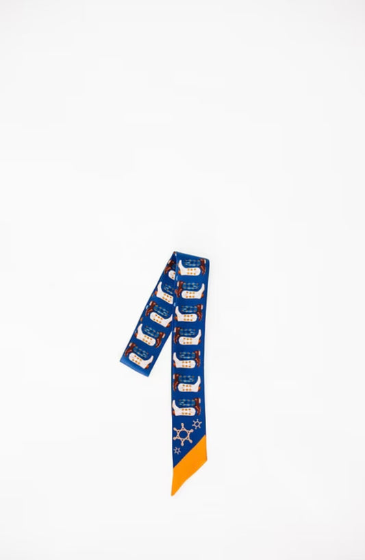Let's Rodeo Houston! Silky Twilly Scarf