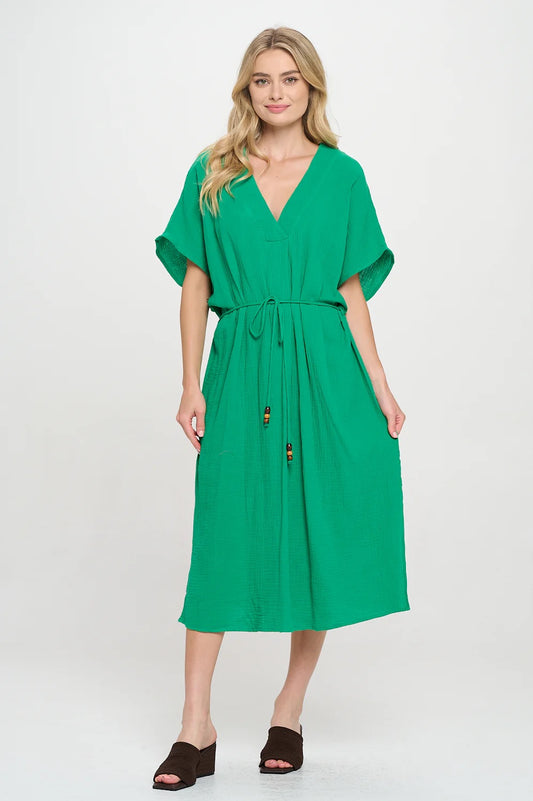 Jade Island Caftan Dress