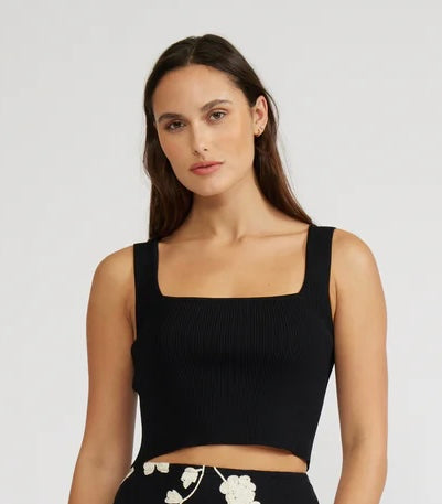 Baez Crop Top - BLK