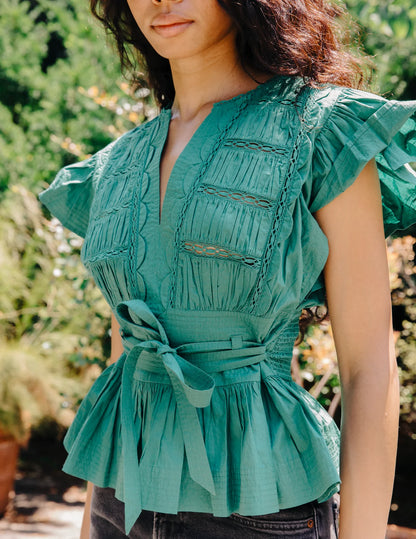 Madelyn Green Top