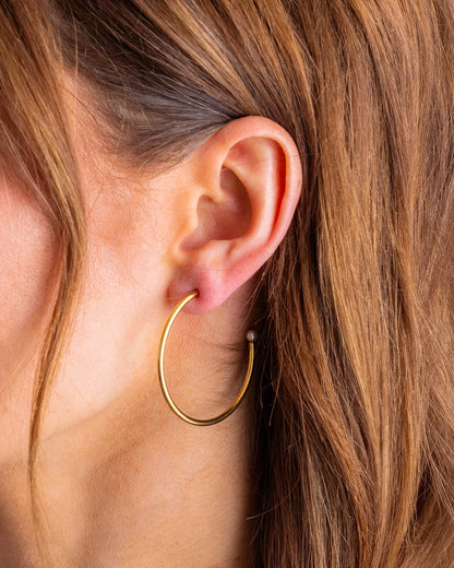 Alexis Large Gold Hoop