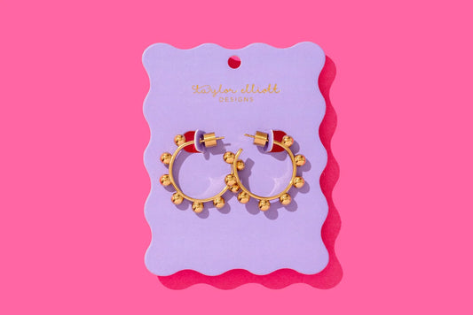 Dottie Gold Hoop Earring