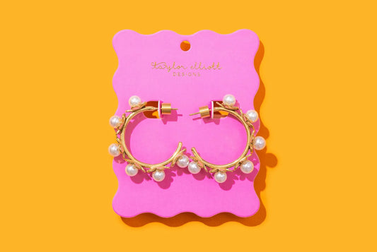 Kali Pearl Hoop
