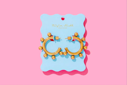 Naomi Ball Hoop Earring