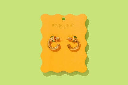 Terry Small Gold Hoop