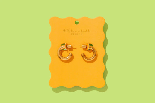 Terry Small Gold Hoop