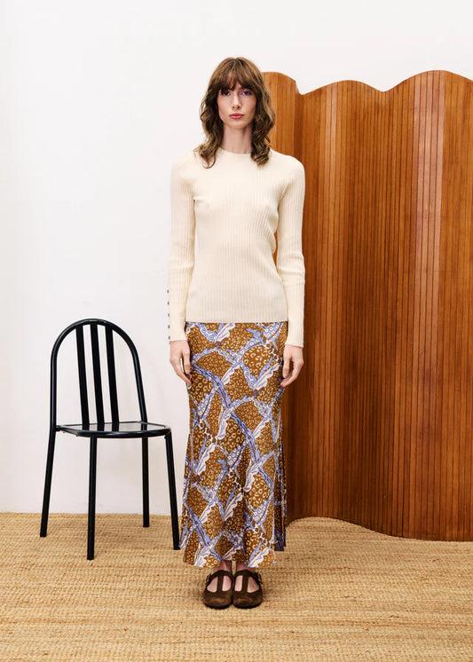 Leopard Giono Skirt