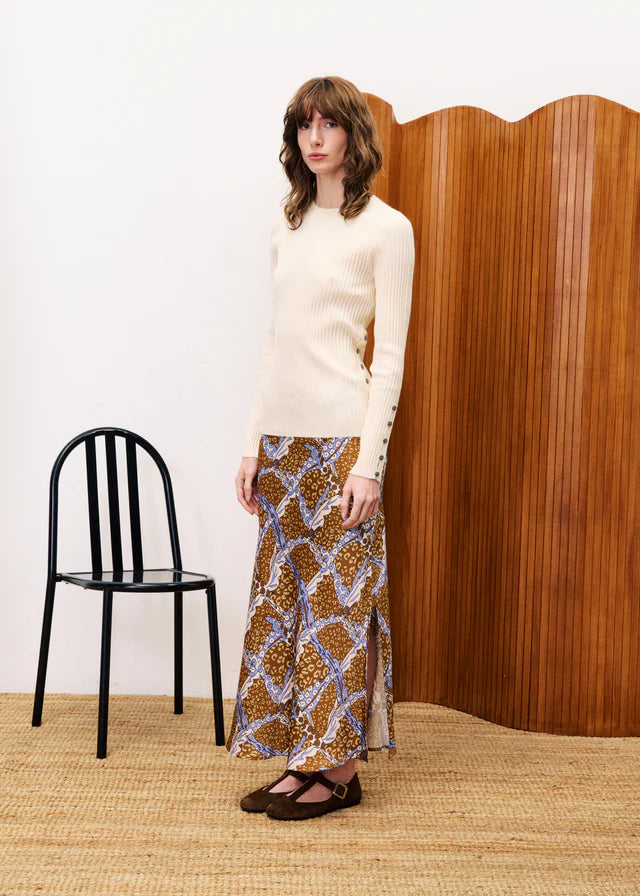 Leopard Giono Skirt