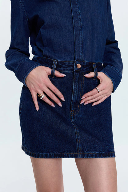 Pixie Mix Media Mini Dress