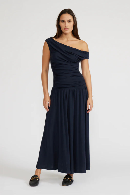 Larson Knit Navy Knit Dress
