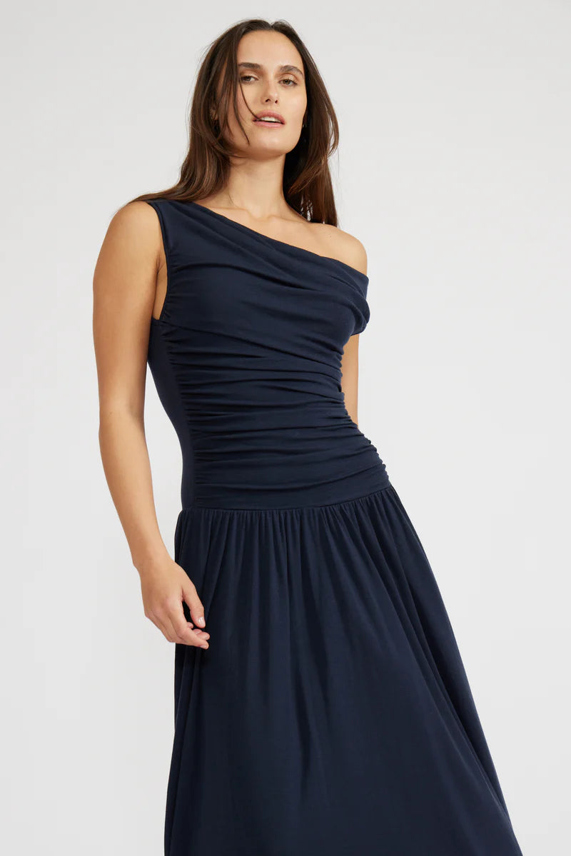 Larson Knit Navy Knit Dress