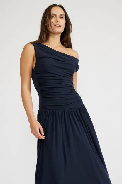Larson Knit Navy Knit Dress