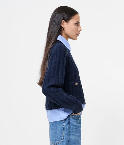 Ellie Knit Collard Pullover