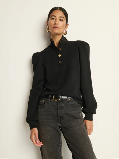 Jessie Sweatshirt in Jet Black