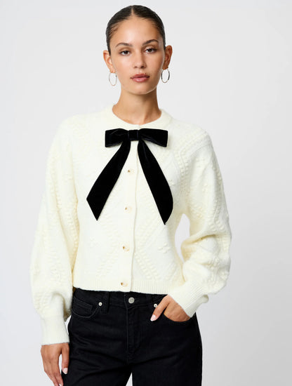 Kitty Bobble Contrast Cardigan