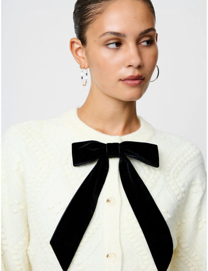 Kitty Bobble Contrast Cardigan