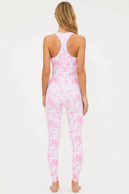 Powder Pink Toile Piper Legging