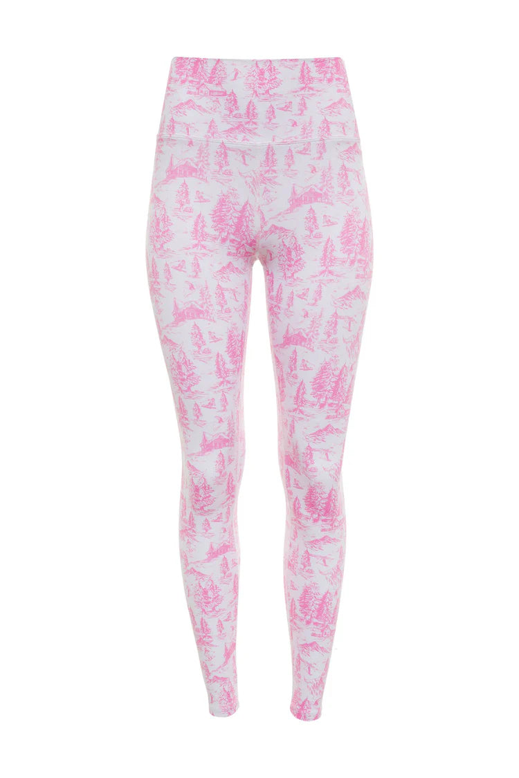 Powder Pink Toile Piper Legging