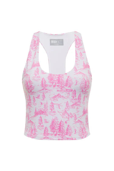 Powder Pink Toile Yara Top