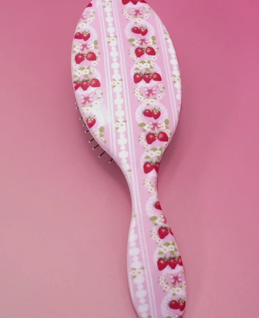 Strawberry Paddle Brush