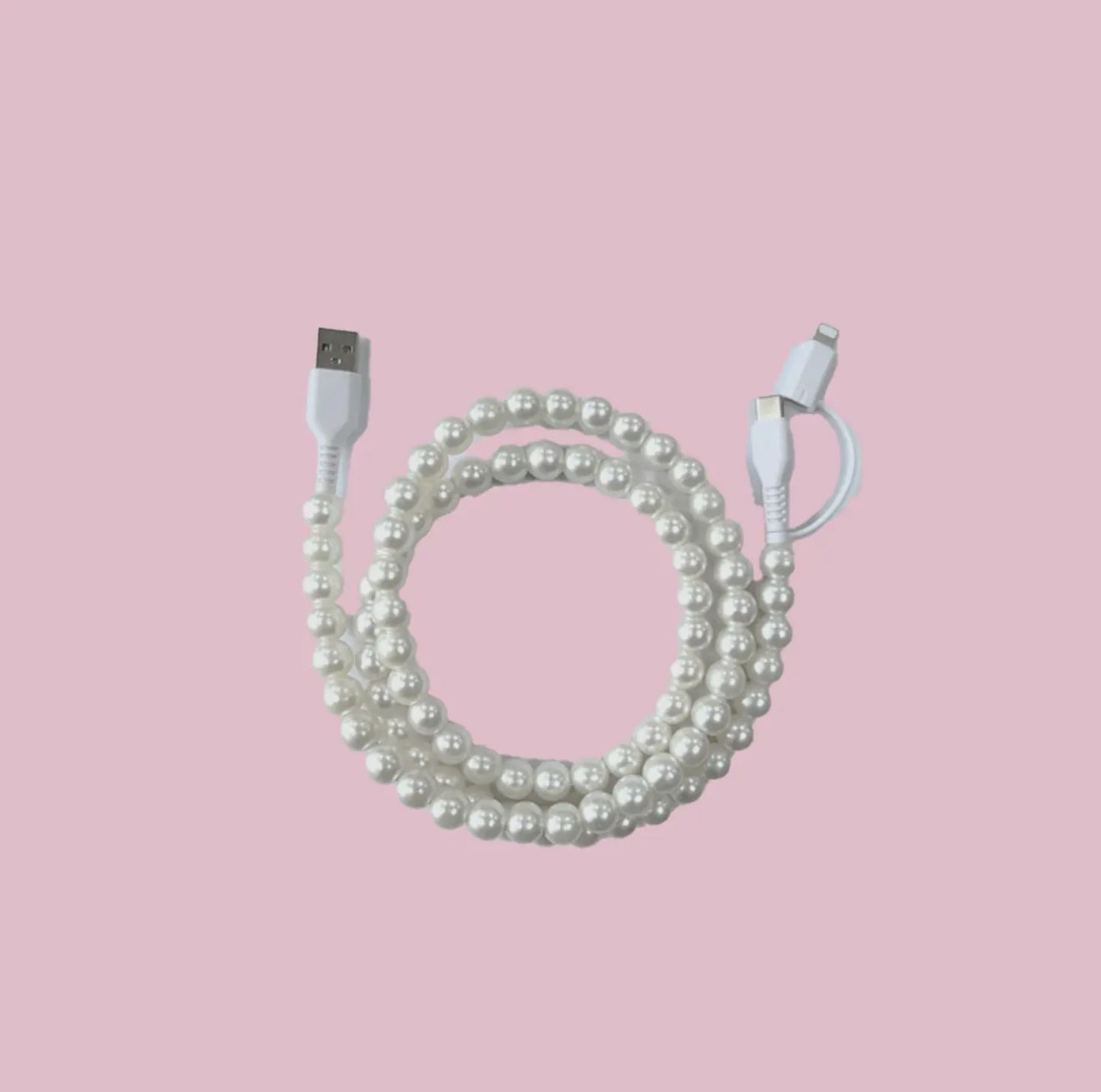 Pearl Beaded Charger