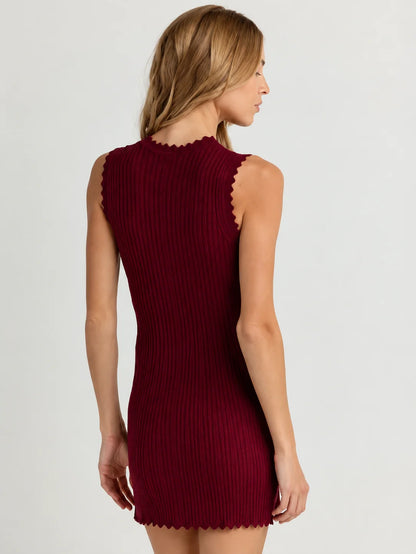 Dean Dress Claret Red- Sundays by wearesundays
