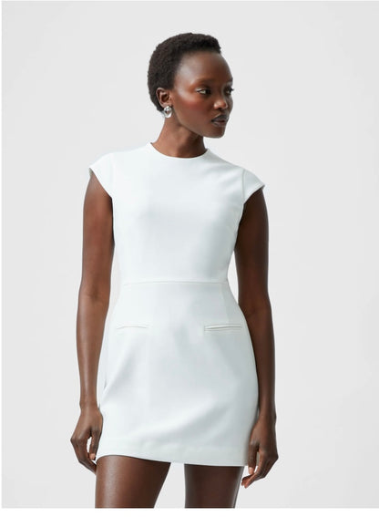Whisper Mock Neck Mini Dress
