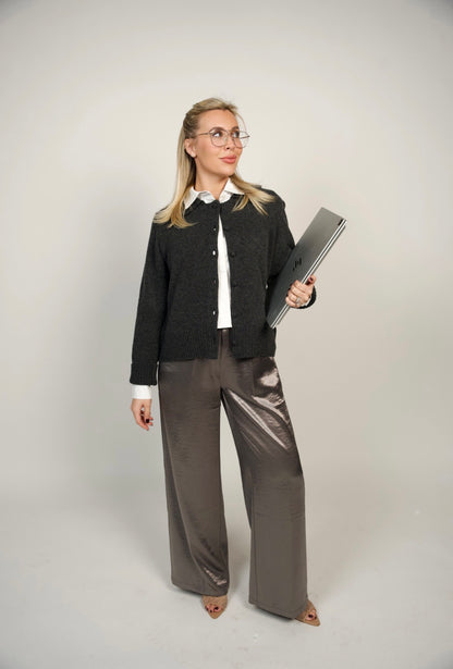 Jillian Relaxed Pewter Pant