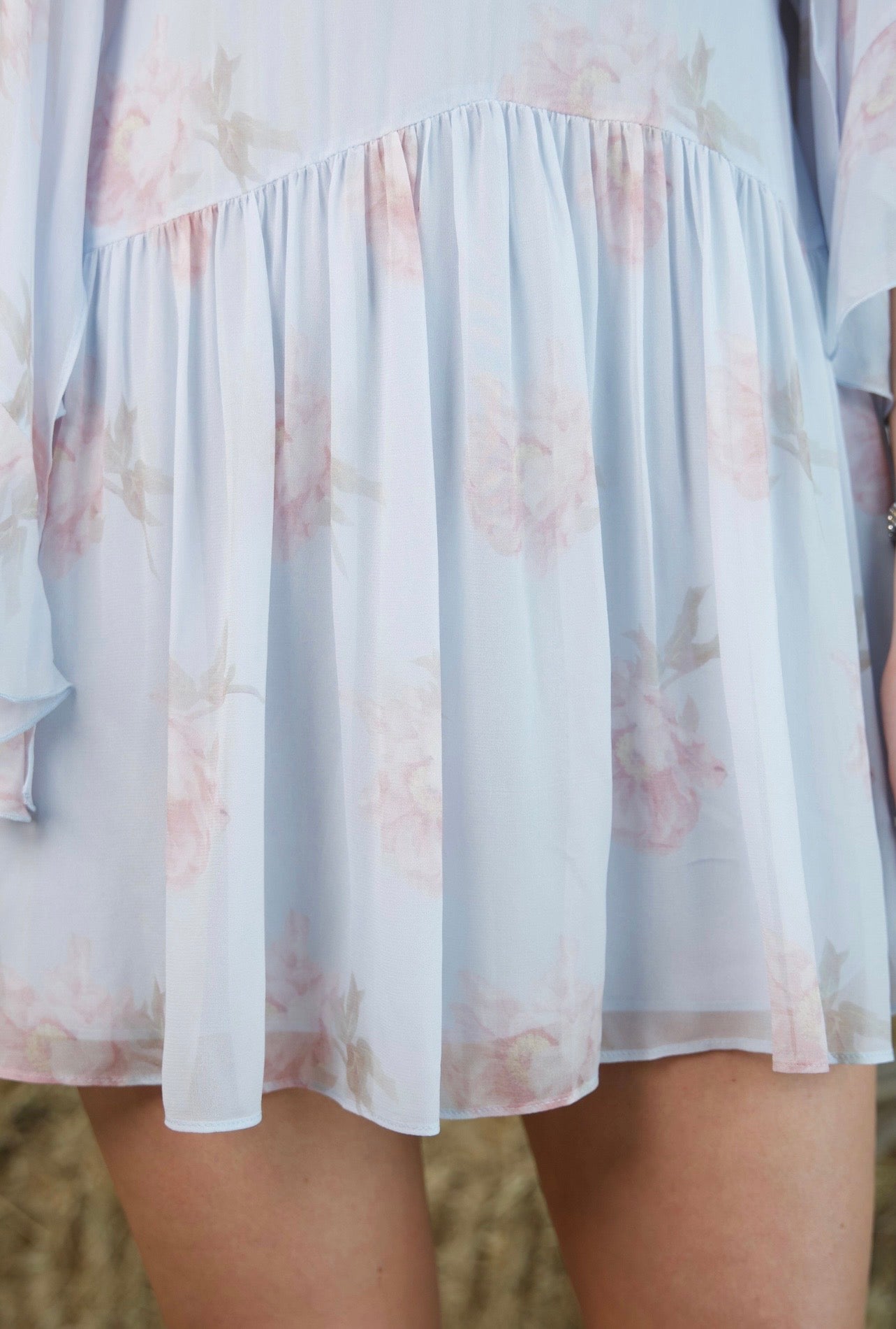 Auralie Dress-Blue Roan- LoveShackFancy