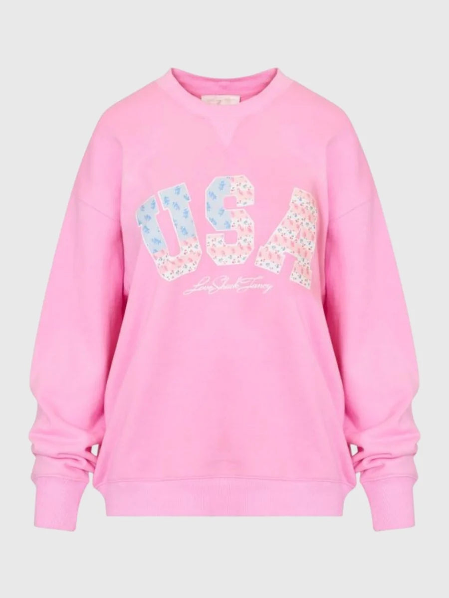 Palo Pullover Sunbeam Pink- LoveShackFancy