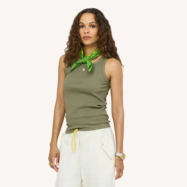KR Tank Army Green- Kerri Rosenthal