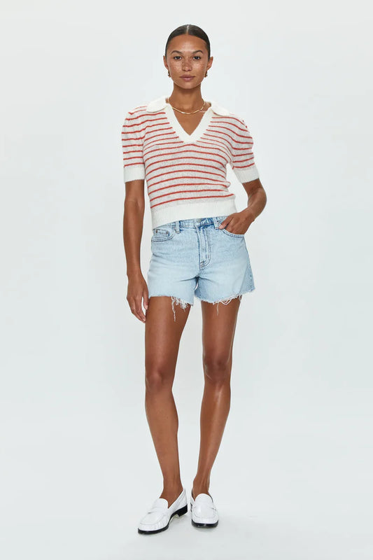 Kennedy Relaxed Mid Rise Cut Off Shorts