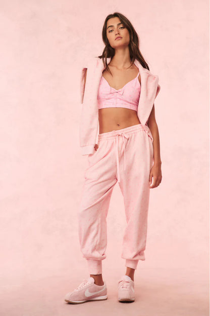 Lolana Floral Cotton Sweatpant