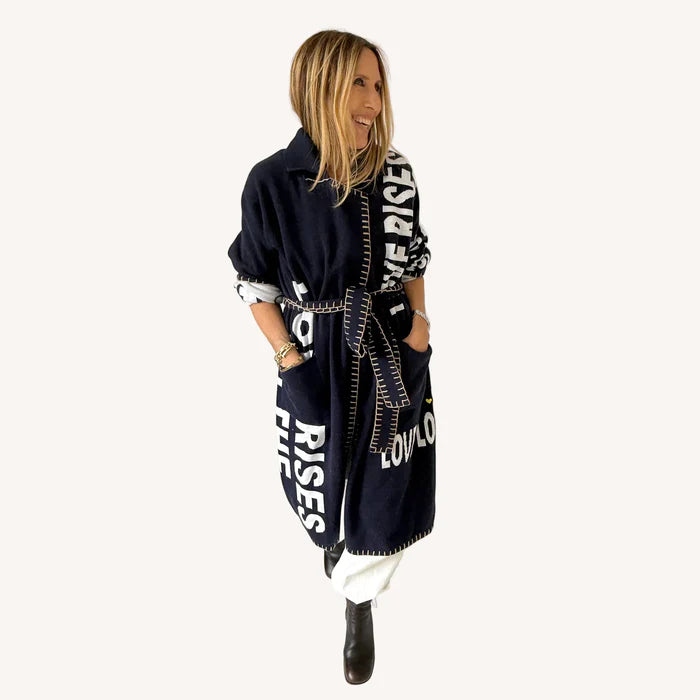 Zoom Love Rises to the Top Duster- Kerri Rosenthal