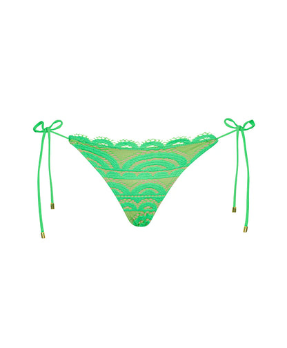 Matcha Lace Tie Side Bikini Full Bottom- PQ Swim